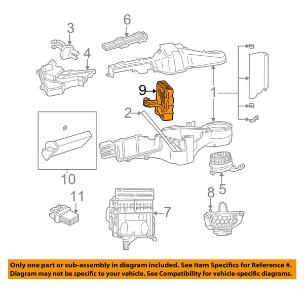Núcleo evaporador de aire acondicionado delantero Pacifica 01-07 Caravan Town Country Voyager 04-08 Foto 4 de 4