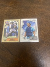 Gary Carter 2022 Prizm White Wave Old School & 1987 Topps 