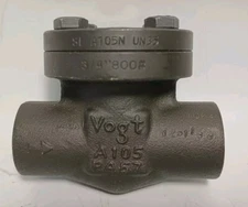 Vogt  Flowserve 3/4" Check Valve Forged Steel Threaded A105 800#