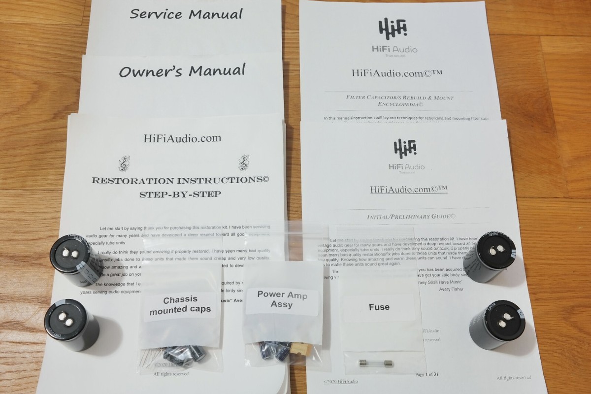 Marantz model 14 15 amp rebuild restoration recap upgrade kit