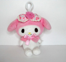 Sanrio My Melody Clip On Plush, Plastic Clip, Roses Bow and Cape Design, 2019