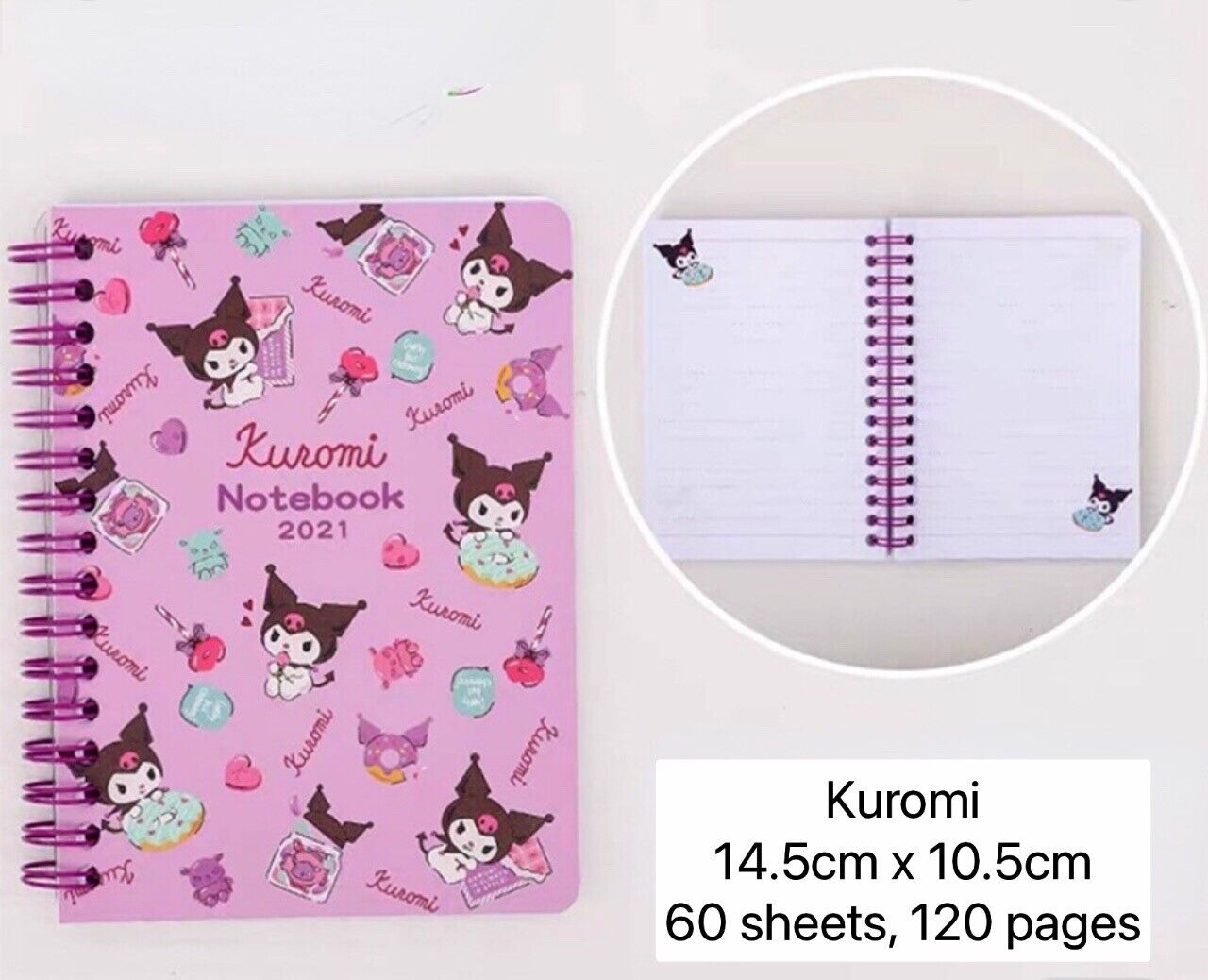 Sanrio, Office, Sanrio Kuromi Notebook Brand New