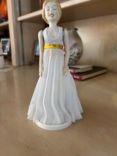 RARE MARILYN MONROE LIMITED EDITION HAND CRAFTED PORCELAIN MUSIC BOX WHITE DRESS