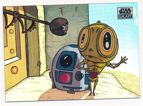 WE ARE BEARING GIFTS 2021 TOPPS CHROME STAR WARS GALAXY REFRACTOR #70 MINT