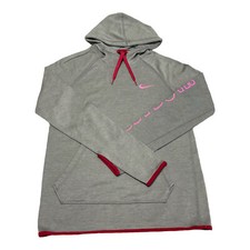 Nike Therma Dri Fit Hoodie Pullover Just Do It 848767 Gray Women  s XS
