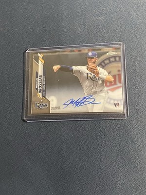 2020 Topps Chrome Michael Brosseau On Card Rookie Auto Rays PWE