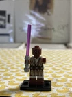 MACE WINDU PURPLE LIGHTSABER LEGO MINIFIG FIGURE star wars samuel jackson hood