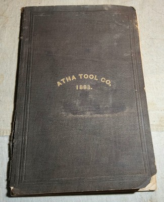 VERY RARE 1883 ATHA TOOL COMPANY NEWARK, NJ PRICE LIST ANTIQUE CATALOG BOOKLET 