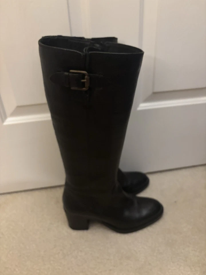 Botas hasta la rodilla Clark’s para mujer negras talla 8 Foto 4 de 4