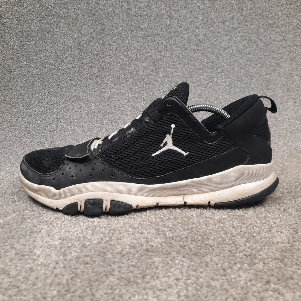 Nike Air Jordan Trunner Dominate Zapatos Tenis Para Hombre 14 Negro Blanco 510819-001 Foto 4 de 4