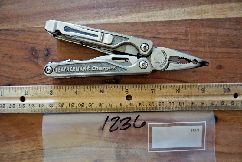 1236    1 Leatherman multi-tool:  Charge