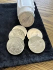 Bankers Tube Of Mixed Date Peace Dollars Uncirculated 20 Ea. Coins