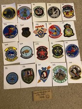 Collection of 20 USAF Aviation Squadron Patches - *JOB LOT* - Lot 5