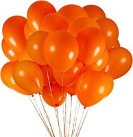 Luftballons Orange 100 StüCk 30 Cm Latex FüR Helium Deko Geburtstag Hochzeit