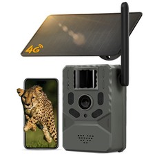 GLEEMALL Cellular Trail Camera 4G Unlimited Data 1 Pack, solar trail camera