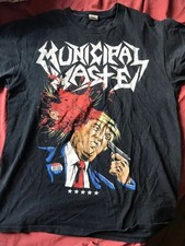 Municipal Waste graphic short sleeve black shirt men women, one sided SX4357