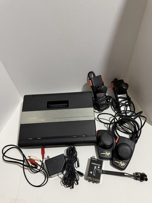 Atari 7800 Pro System Console With 2 Joystick 2 Paddle Controllers & Power Cords