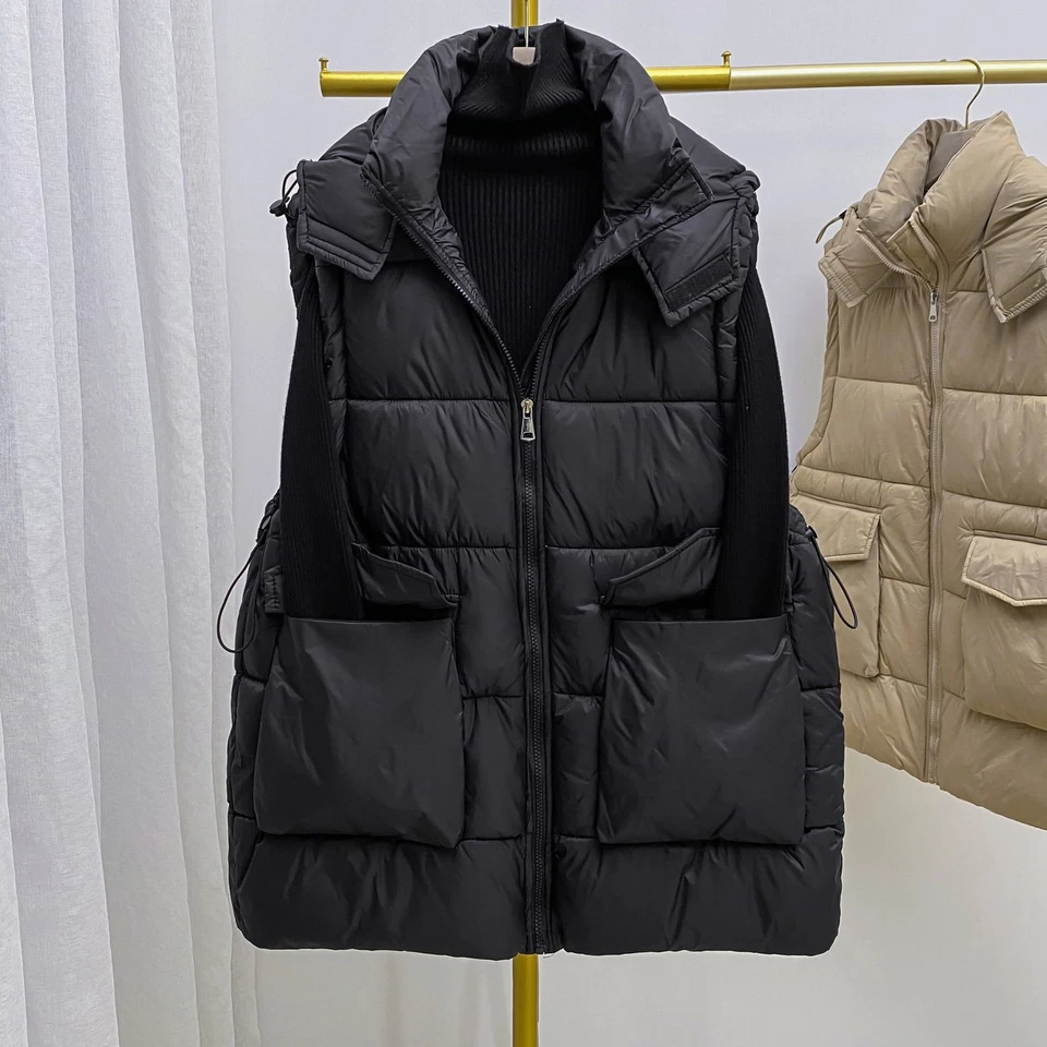 Hot Down Cotton Vest for Women Autumn and Winter Korean Loose Style - image 3 of 4