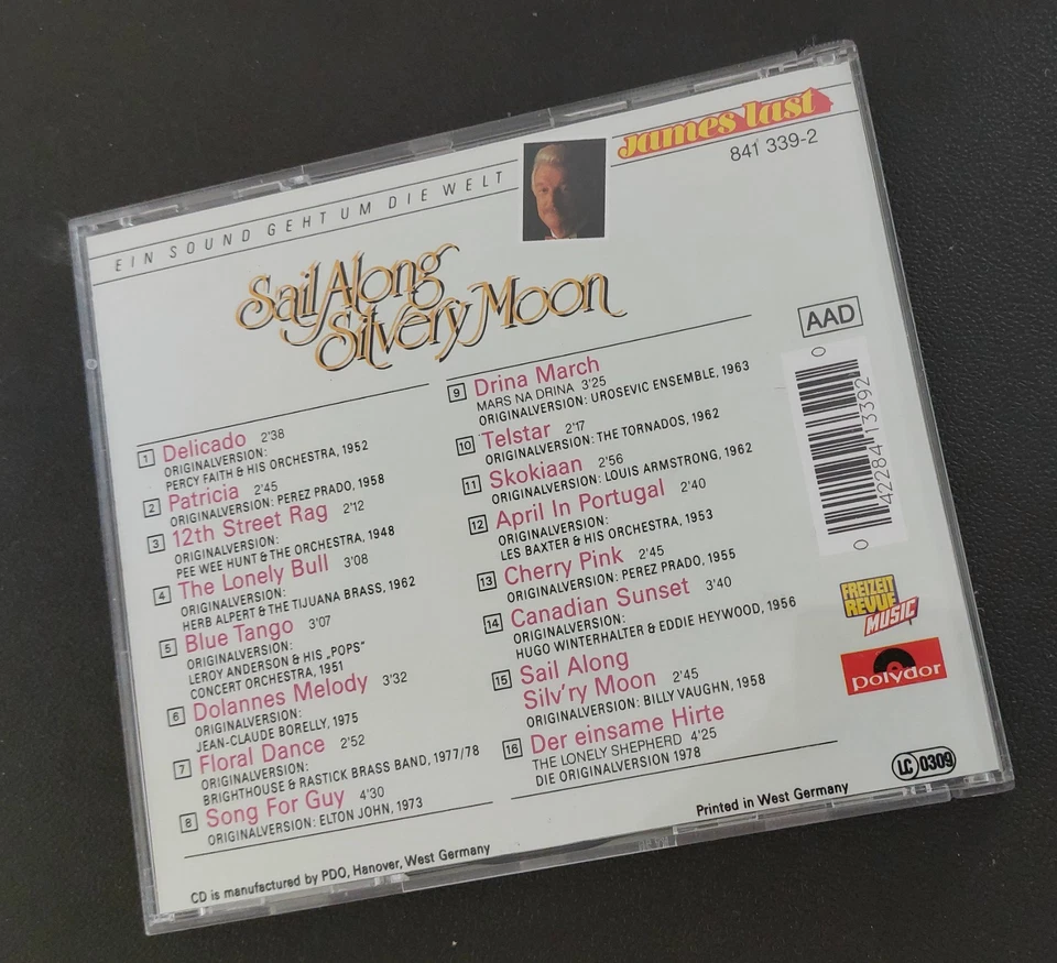 CD James Last – Sail Along Silv'Ry Moon - Instrumental World | Zustand sehr gut - Bild 2 von 2