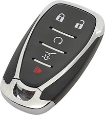 Replacement Key Fob Cover fit for 2016-2021 Chevy Malibu Camaro Cruze Black