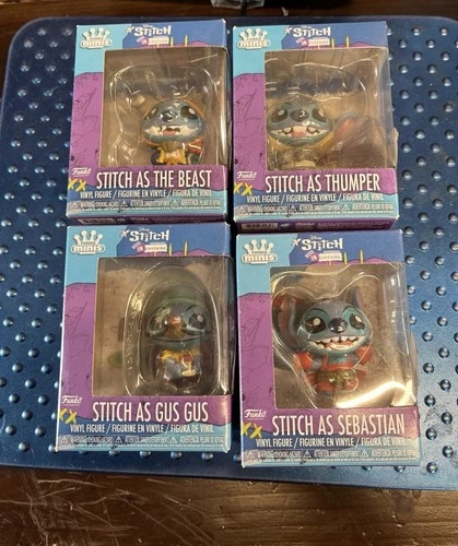 Funko - Minis Disney Lilo & Stitch in Costume Lot Set of 4pc Figures NIB