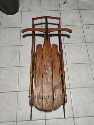 Flexible Flyer Sled - Airline Pursuit (Model 47); # 2 Circa 1920-1927; Antique