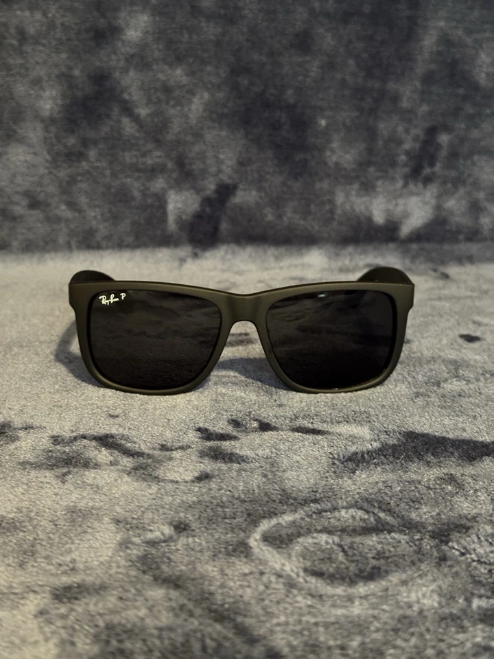 NUEVO Gafas de sol Ray-Ban Justin RB4165 para hombre - NEGRO MATE Foto 4 de 4