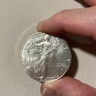 2021 1 oz American Silver Eagle BU - Milk Spot