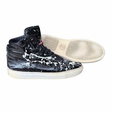 Vintage YSL Archive Leather Trainers Paint Sp...