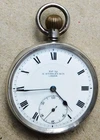 NO RESERVE HM 1911 Stanley of London Silver Pocket Watch Vintage Antique