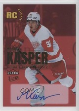 2023 Fleer Ultra Rookies Red Rainbow Foilboard 60/99 Marco Kasper #223 Auto 19r4