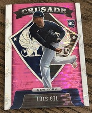 2022 Panini Chronicles - Crusade Luis Gil #7 Pink Pulsar Prizm (RC)
