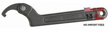 4791 Spanner Wrench - 3/4" to 2" Capacity; Chrome Vanadium Hardened Steel