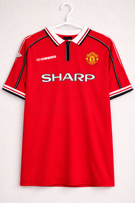 David Beckham 7 Manchester United 1998-1999 Umbro Home Retro