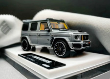 MH MotorHelix 1/64 Brabus G800 Mercedes G-Class Cement Grey Limited 100