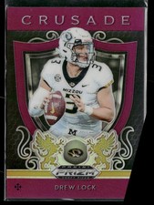 2019 Panini Prizm Draft Picks #10 Drew Lock Crusade Prizms Purple