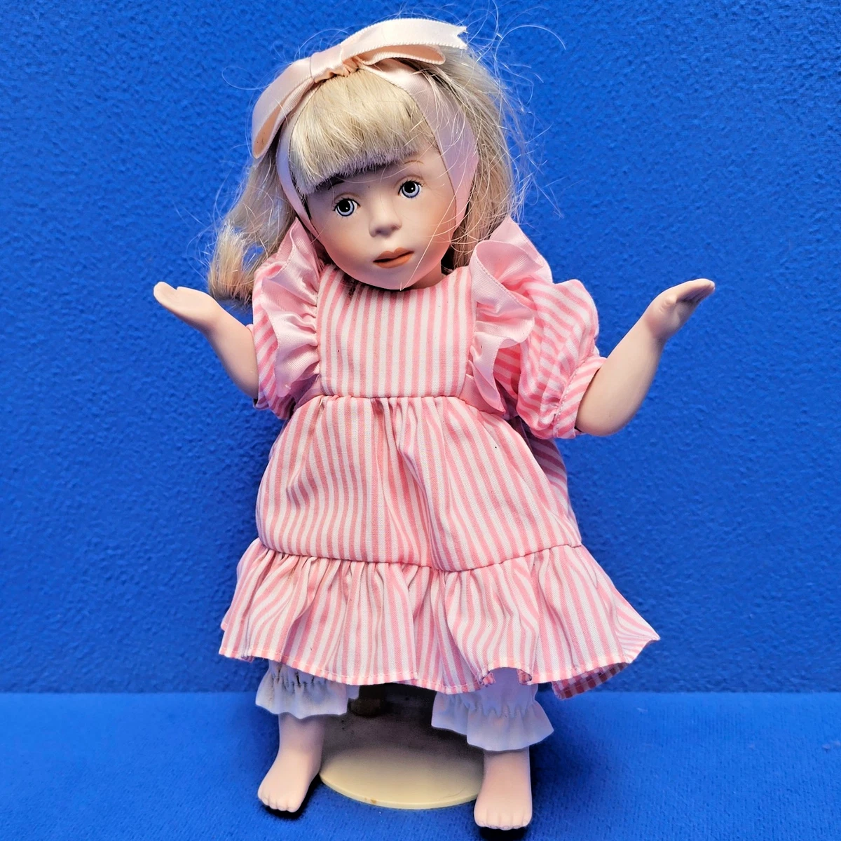 FRANKLIN MINT LIESL SONNTAG PUPPE SYLVIA NATTERER 25 CM DOLL BLOND