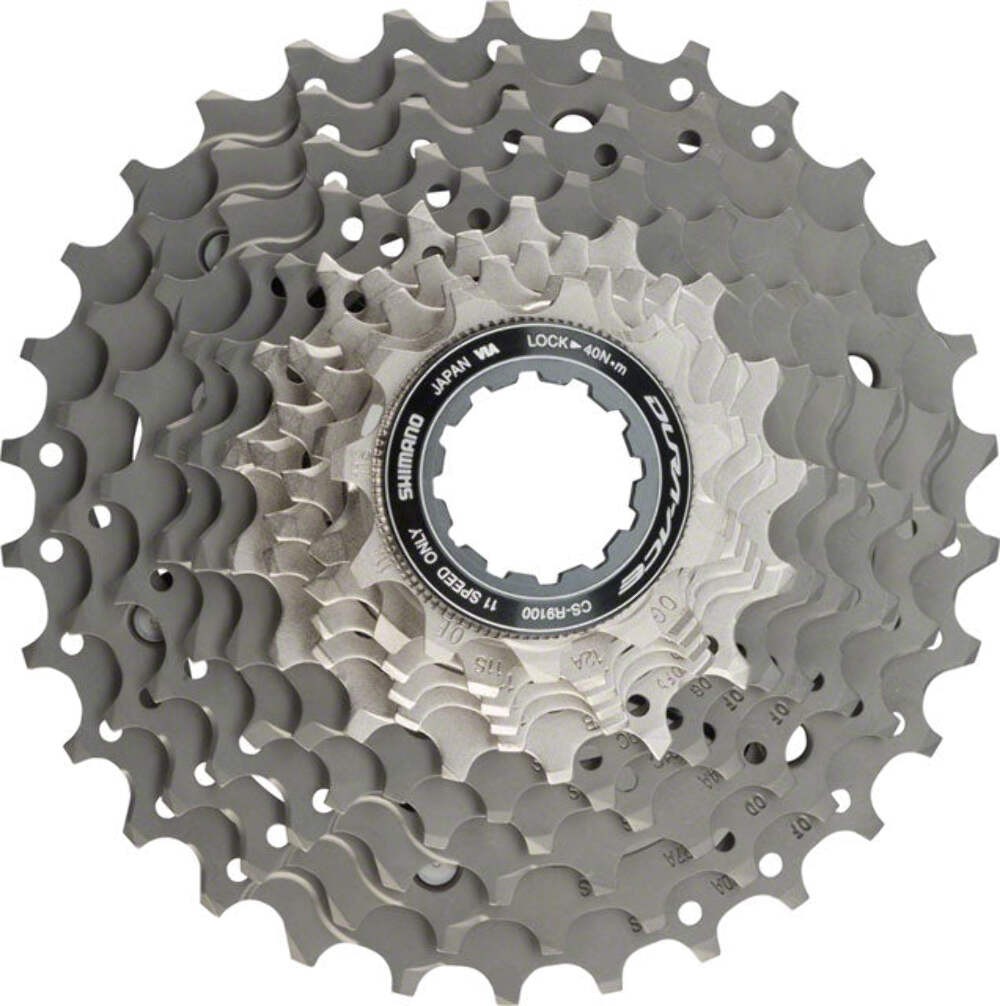 Shimano Dura Ace CS-R9100 Cassette - 11 Speed 11-30t SilverGray 65990₽