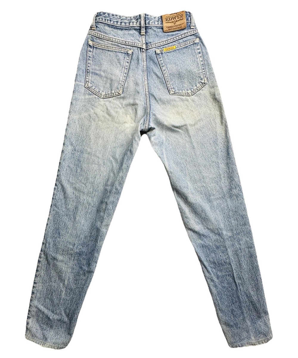Vintage Edwin Jeans Mens 29x32 (27x30) Blue Denim L.A. Slim 1414-N