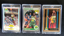(3) 1990 Mixed Brand Shawn Kemp Rookie Lot (RC) Seattle SuperSonics