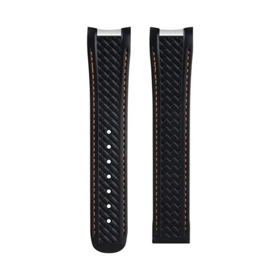Fit for Omega Seamaster Aqua Terra 150M Worldtimer 43mm FKM Rubber Strap 20 21mm