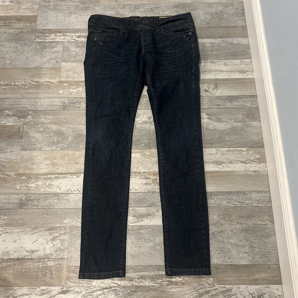 CAMPUS JEANS SZ 10 WOMENS JEANS PENN STATE BUTTON FLY WE ARE PSU EUC COLLEGE Y2K - Image 4 of 4