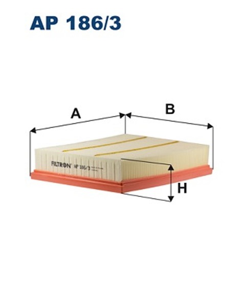 Filtron Luftfilter AP 186/3 Filtereinsatz FüR CE CK Galaxy CF MAX Edge WA6 Ford-image