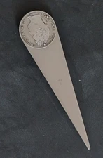 letter opener paper cutter 5 frs LOUIS PHILIPPE 1841 Eloi Pernet silver coin