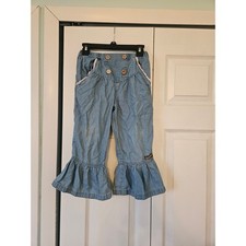 Matilda Jane Denim Big Ruffles Sz 6