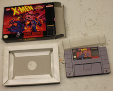 X-Men: Mutant Apocalypse (Super Nintendo SNES, 1994)) W/ Box (NO MANUAL)