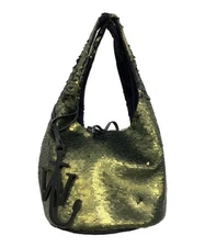 J.W. Anderson Mini Sequin Shopper Tote Bag Yellow Used Handbag
