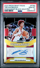 Trevon Brazile Black Gold Auto 3/5 PSA 10
