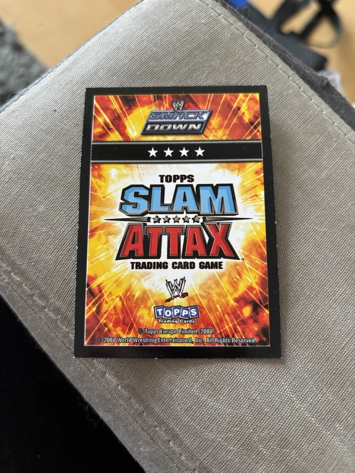 TOPPS SLAM ATTAX 2008 MONTEL VONTAVIOUS PORTER #FINISHING MOVE #CATCH #SMACKDOWN - Photo 2/2