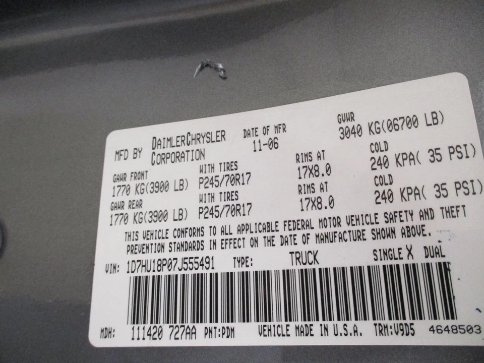 Dodge RAM 1500 2007 Transfer Case 52853307AA 7382 - Image 4 of 4